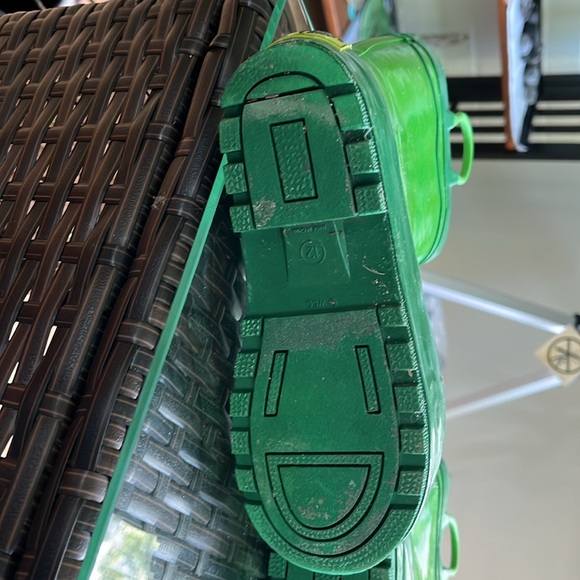 Western Chief frog green rain boots little kids size 12 - Picture 3 of 7